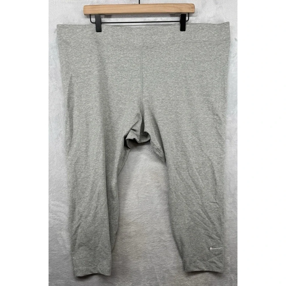 Nike Essential Tight Mid-Rise Leggings 7/8 Gray DM9248-063‎ Women's Size 3XL